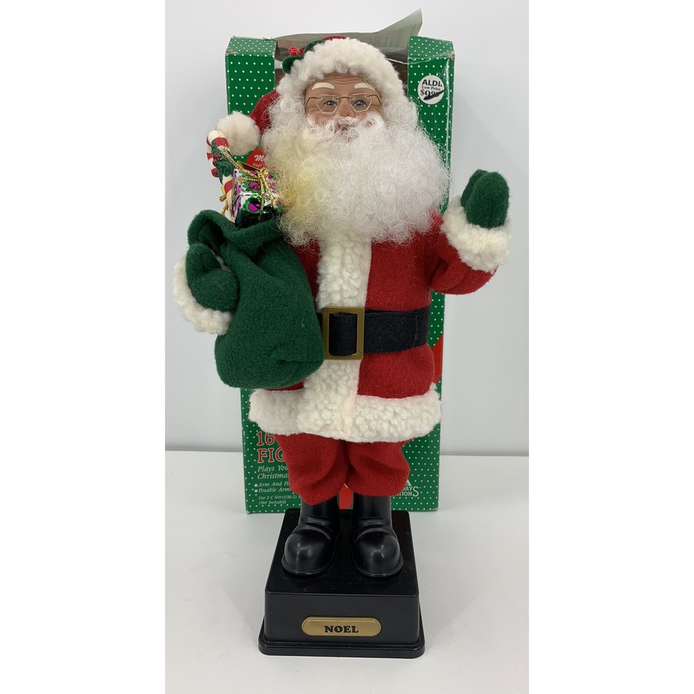Vintage Holiday Creations 16" Musical Animated Santa Claus Holiday Figure Decor